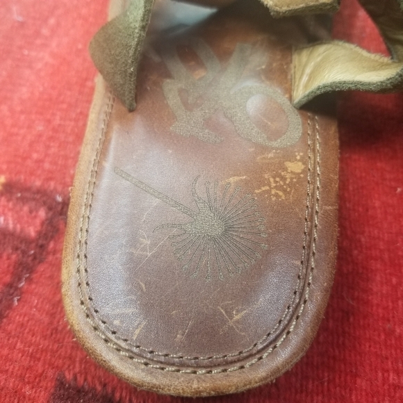 OTBT Fallbrook green suede gladiator sandals - Picture 4 of 12